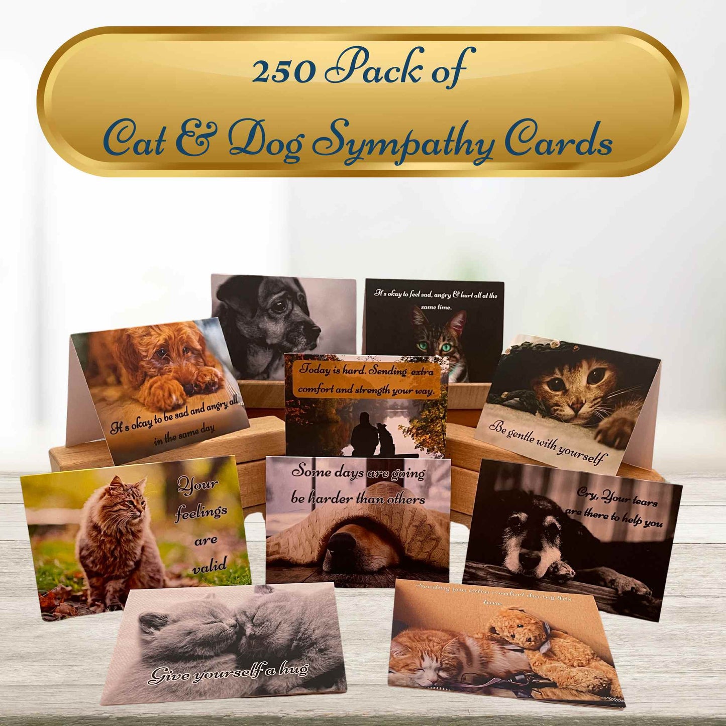 Pet Loss Greeting Cards Customizable (Pack of 250)