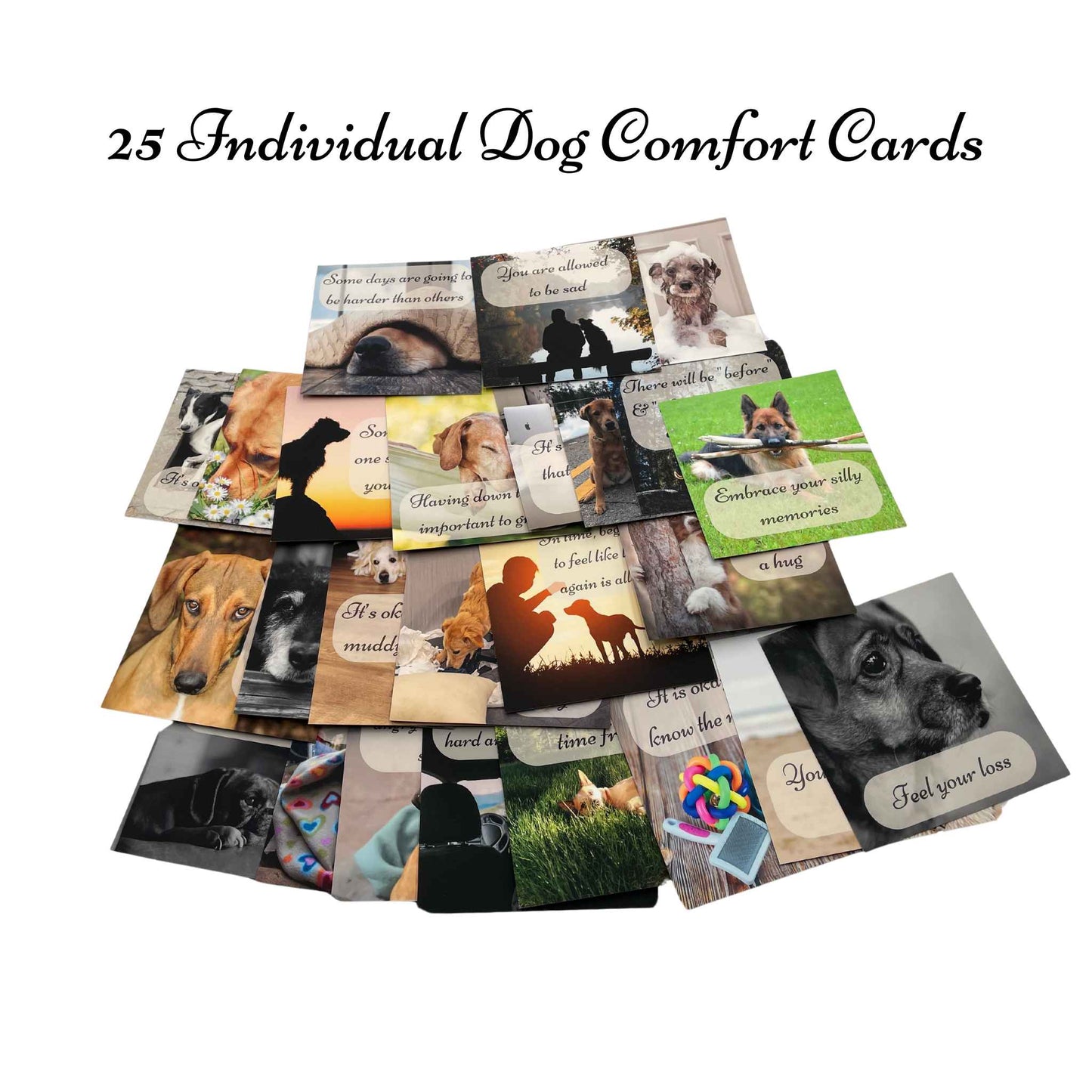 Comfort Card Gift Set for the Loss of a Beloved Dog