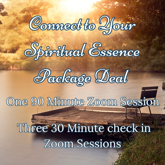 Package Deal One 90 Minute and Three 30 Minute Sessions: Connect to Your Spiritual Essence