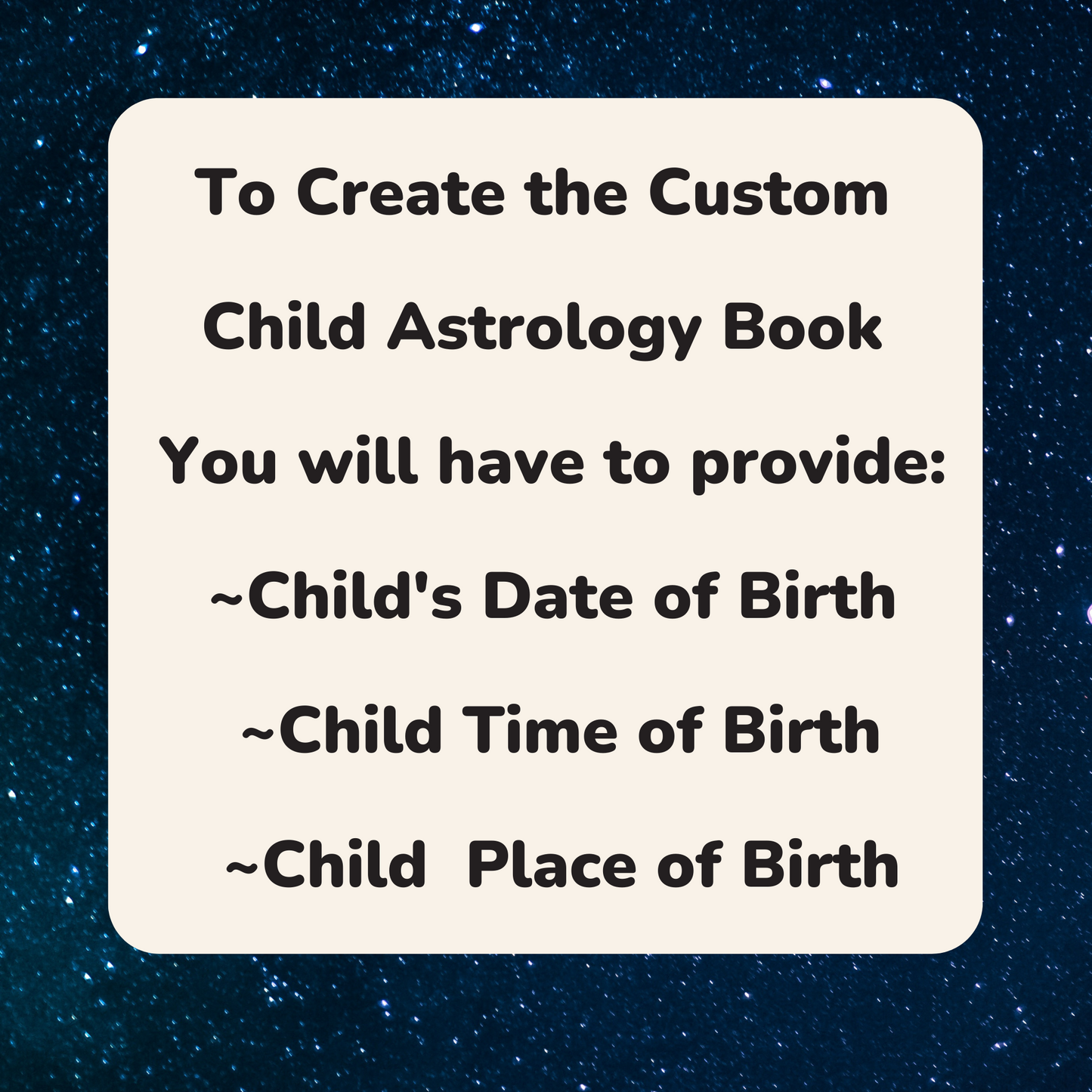 Custom Adult and Child set of Astrology Books