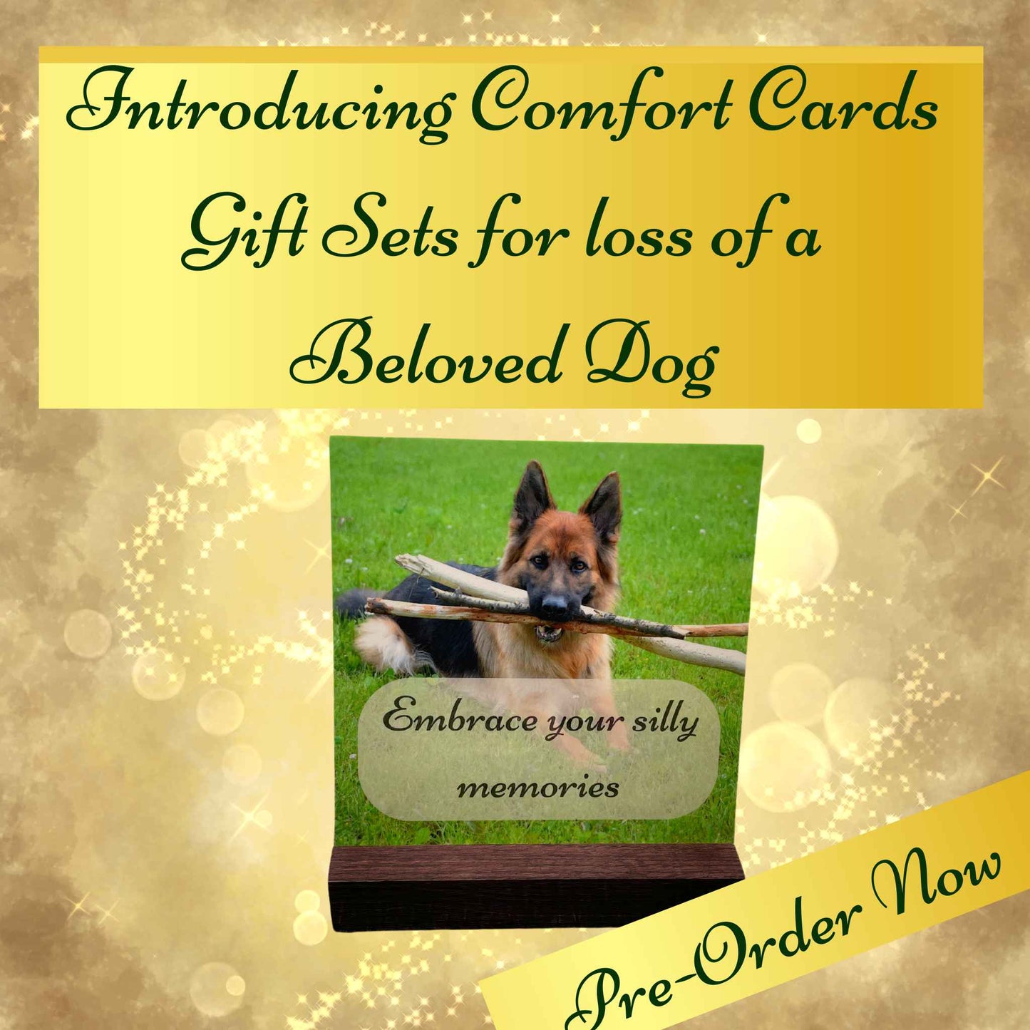 WHOLESALE Comfort Card Gift Sets for the Loss of a Beloved Dog (6 Units)