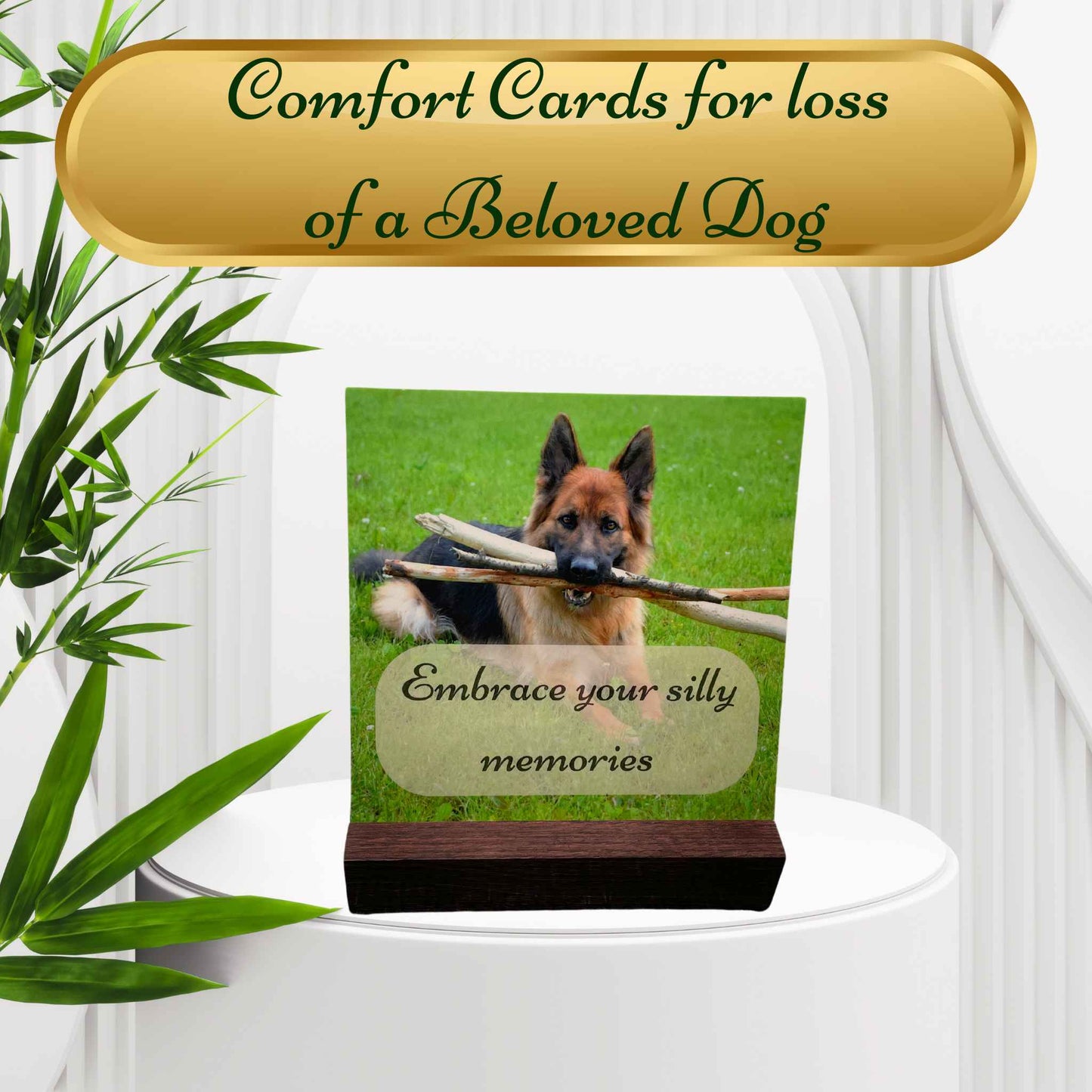Comfort Card Gift Set for the Loss of a Beloved Dog